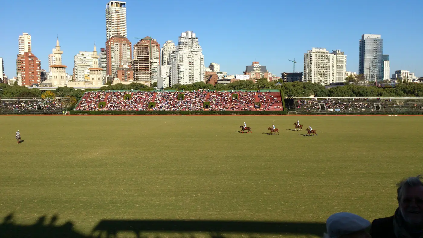The venue: Campo Argentino de Polo