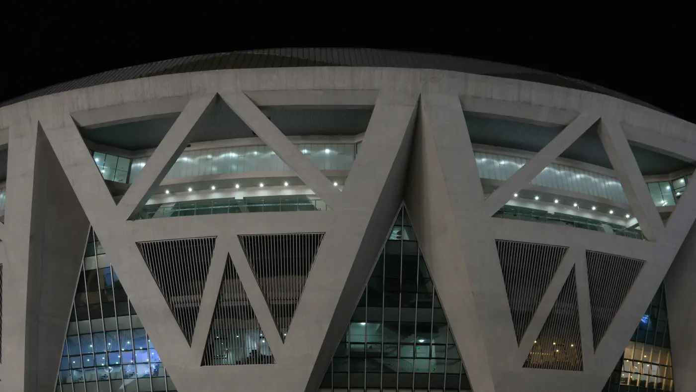 The venue: National Tennis Center, Beijing
