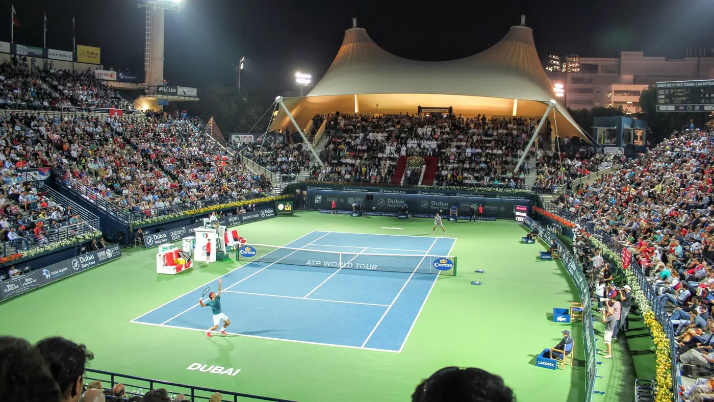 Dubai Duty Free Tennis Championships in Dubai, UAE