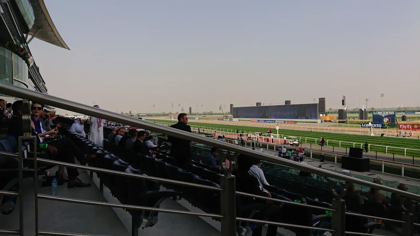 The venue: Meydan Racecourse