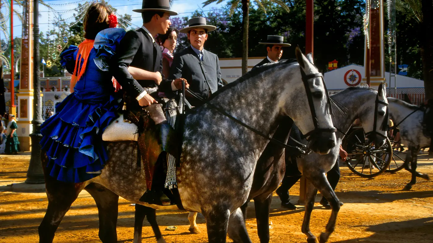 Feria del Caballo (Jerez Horse Fair) in Jerez de la Frontera, Spain