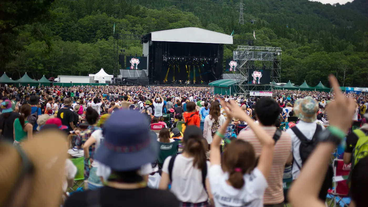 Fuji Rock Festival in Naeba, Japan