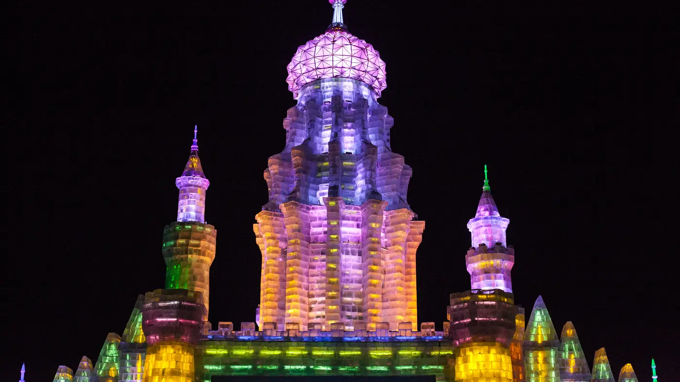 Harbin International Ice and Snow Festival in Harbin, China
