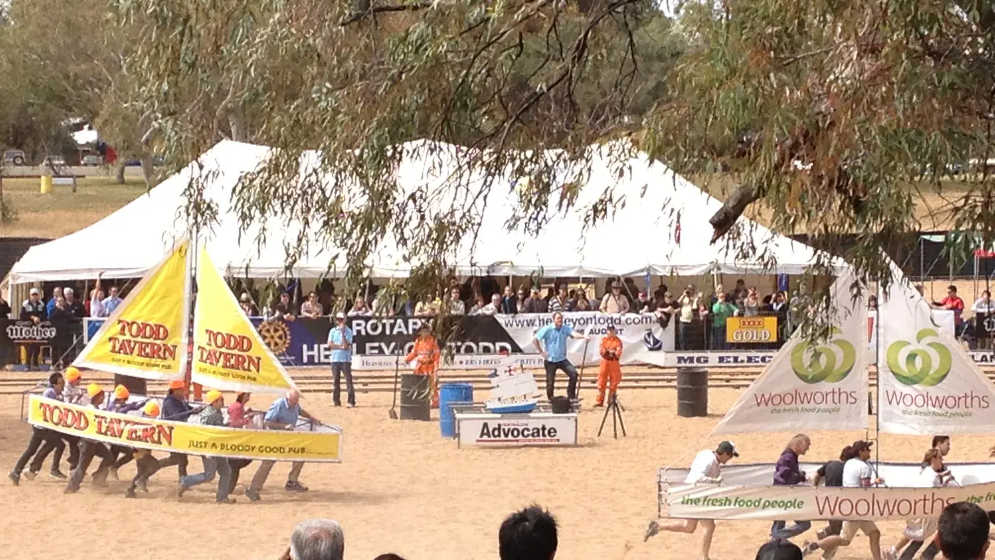 Henley-on-Todd Regatta in Alice Springs, Australia