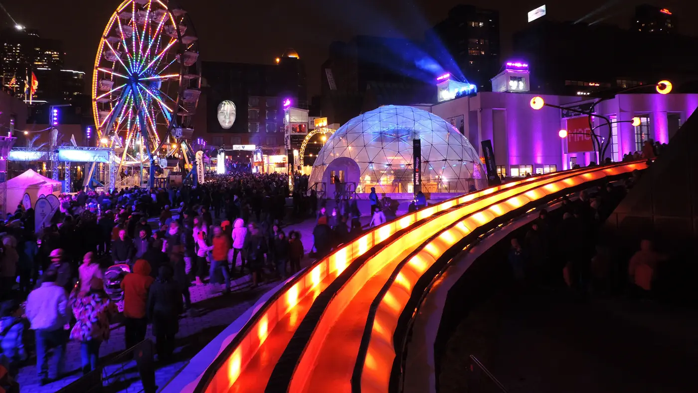 Montreal en Lumiere in Montreal, Canada