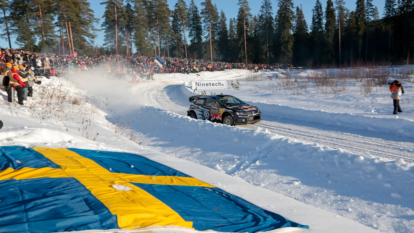 Rally Sweden in Umea, Sweden
