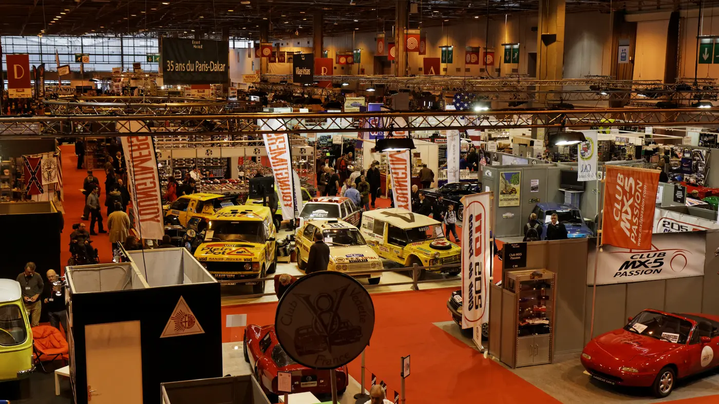 Retromobile in Paris, France