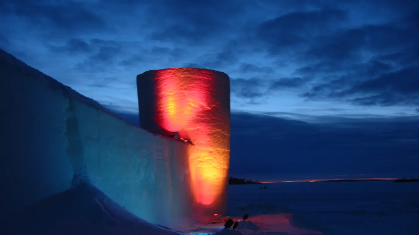 SnowCastle of Kemi (LumiLinna) in Kemi, Finland