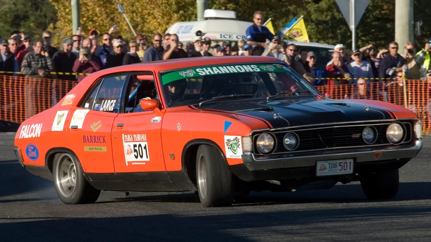 Targa Tasmania in Launceston, Australia